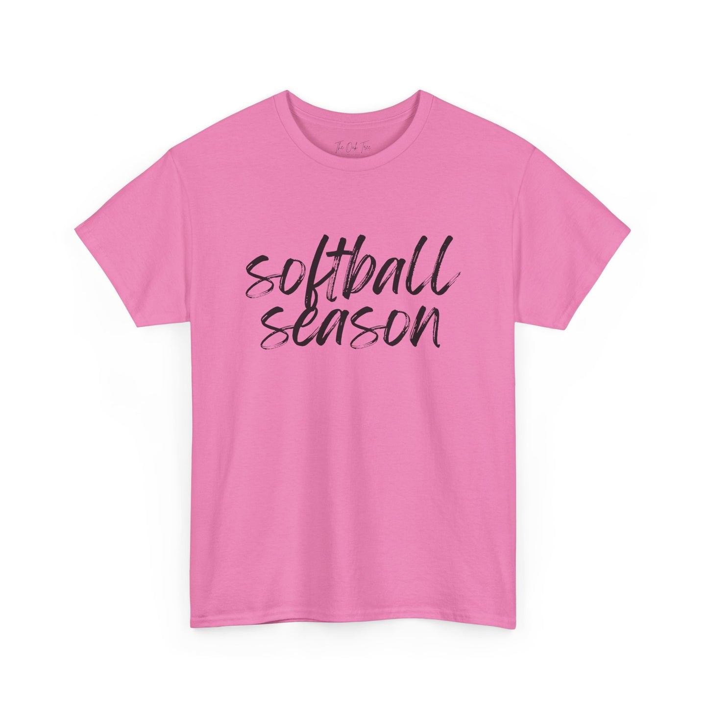 Softball Season- Black Text Tee
