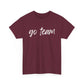 Go Team- White Text Tee