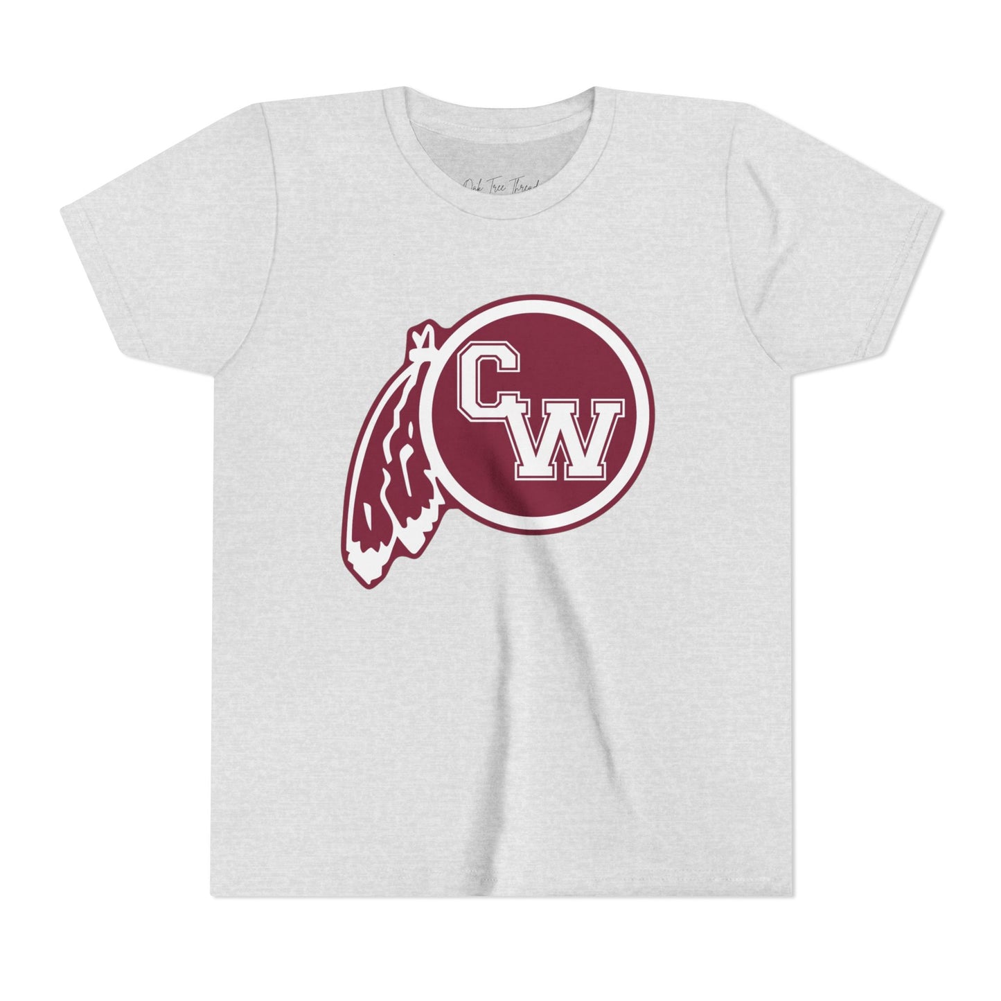 Youth Tee — CW Athetic Logo Graphic
