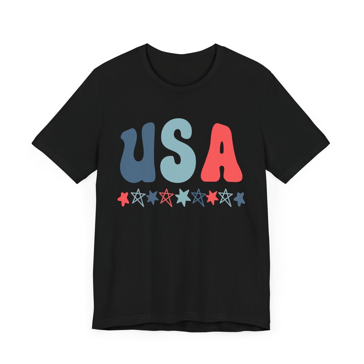 USA Stars Unisex Jersey Short Sleeve Tee