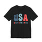 USA Stars Unisex Jersey Short Sleeve Tee