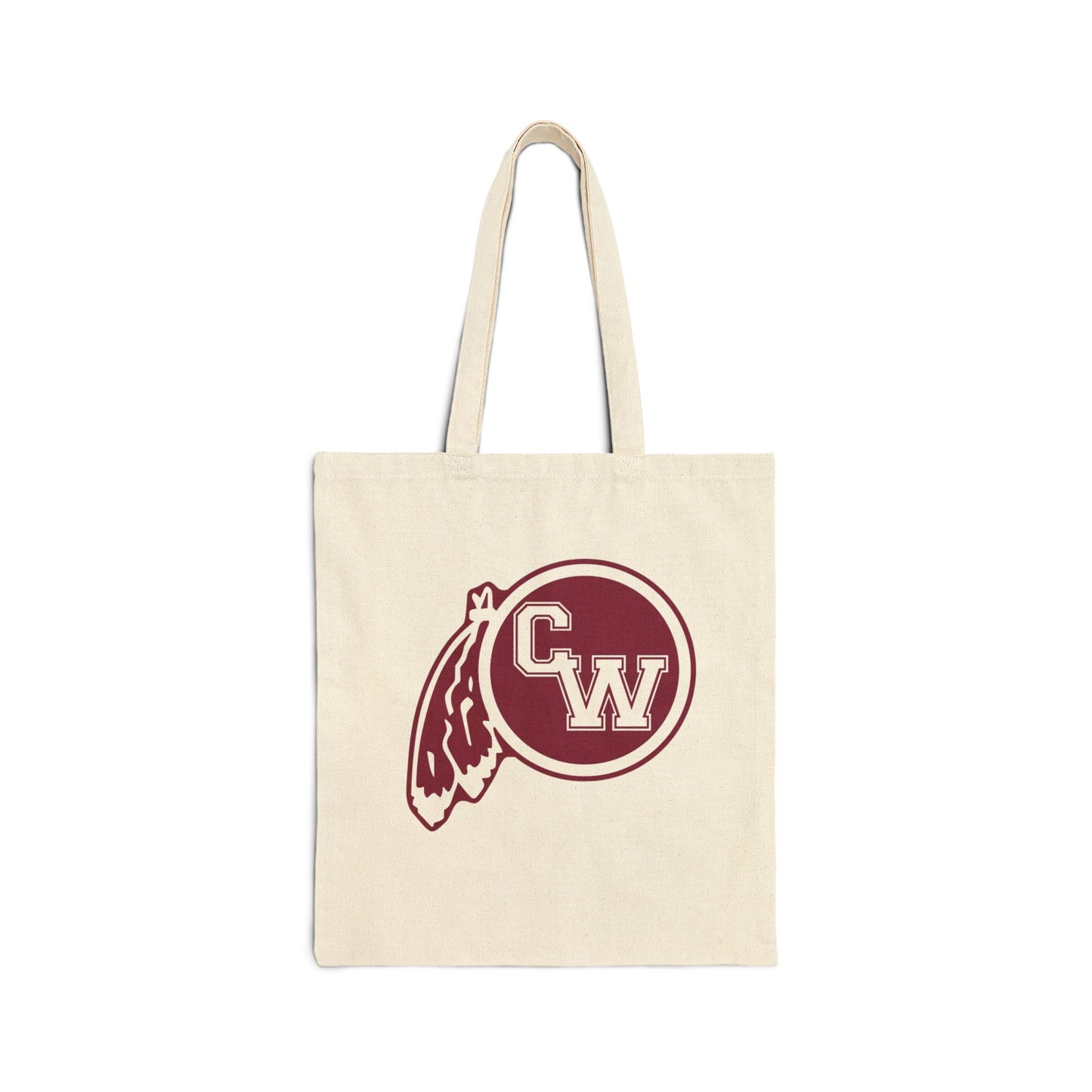 CW Athletic Logo Tote Bag — Canvas Grocery & Everyday Carry