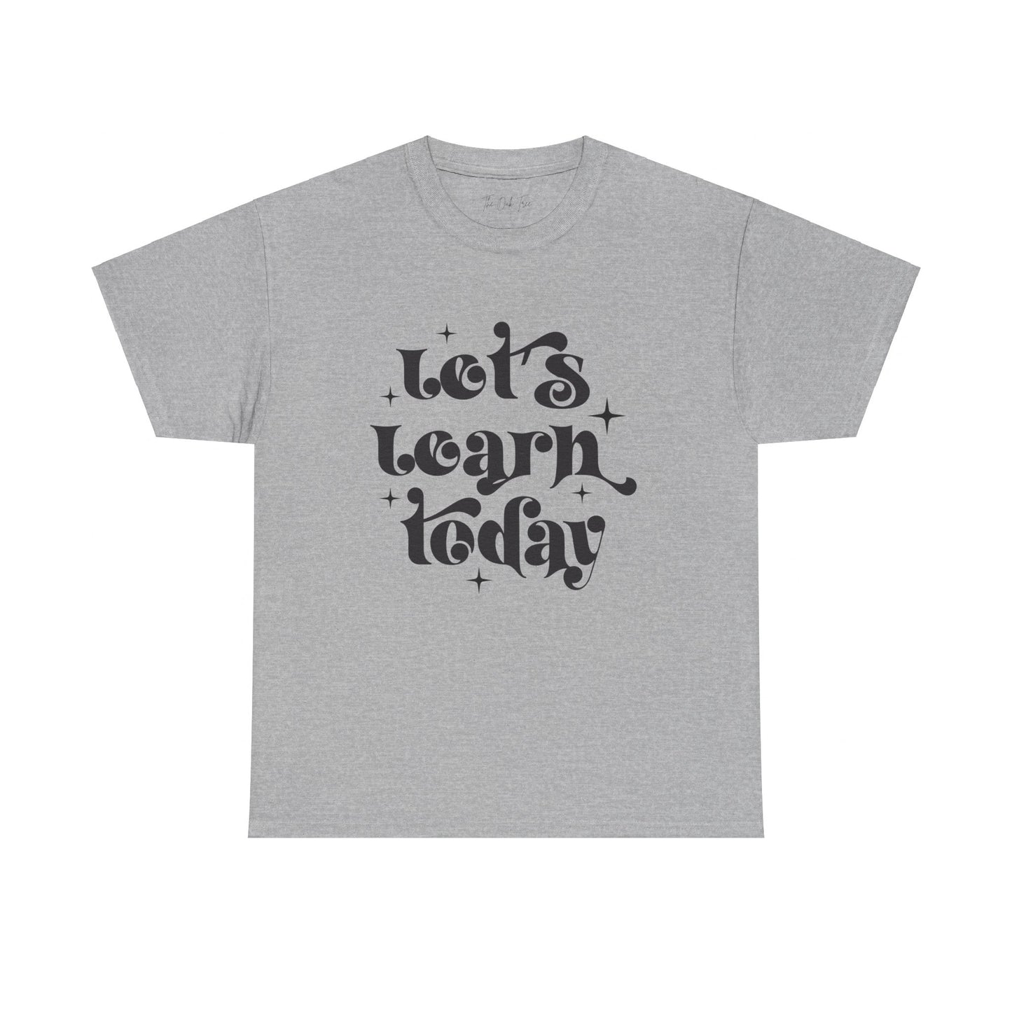 Let's Learn Today Unisex Heavy Cotton Tee