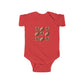 Baby Football & Bow Bodysuit — Cute Game Day Infant Onesie