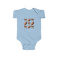 Baby Football & Bow Bodysuit — Cute Game Day Infant Onesie