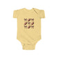 Baby Football & Bow Bodysuit — Cute Game Day Infant Onesie