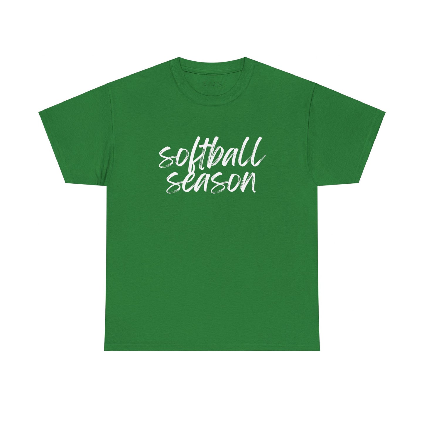Softball Season- White Text Tee