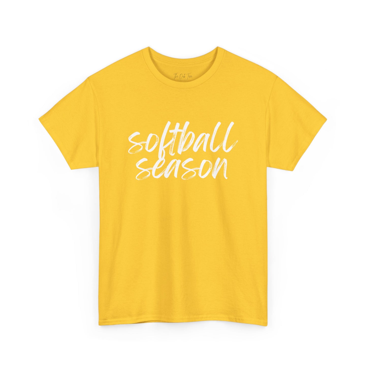 Softball Season- White Text Tee
