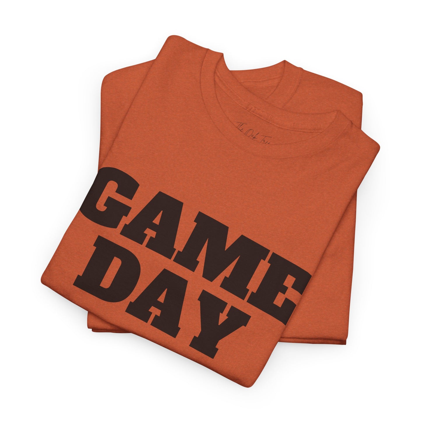 Game Day- Black Text Tee