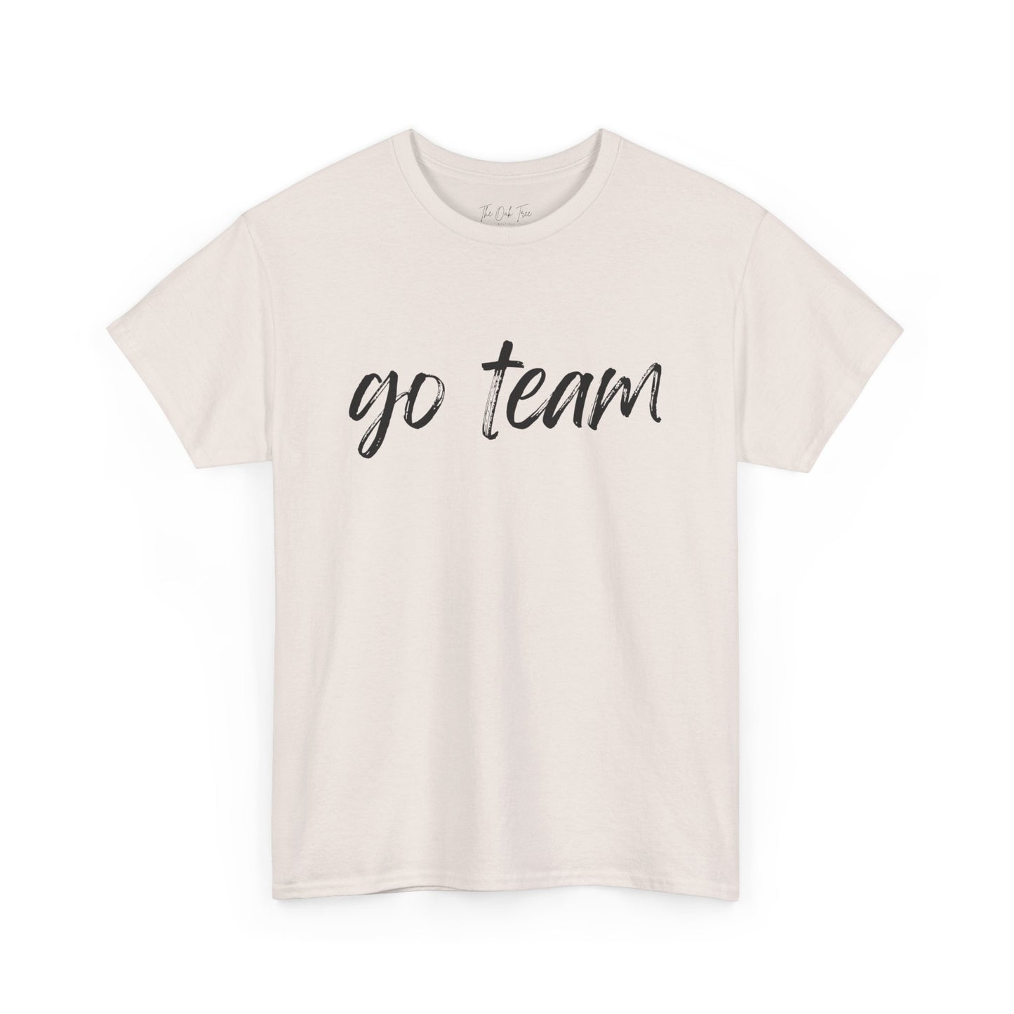 Go Team- Black Text Tee