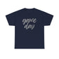 Game Day- Grey Text Script Tee