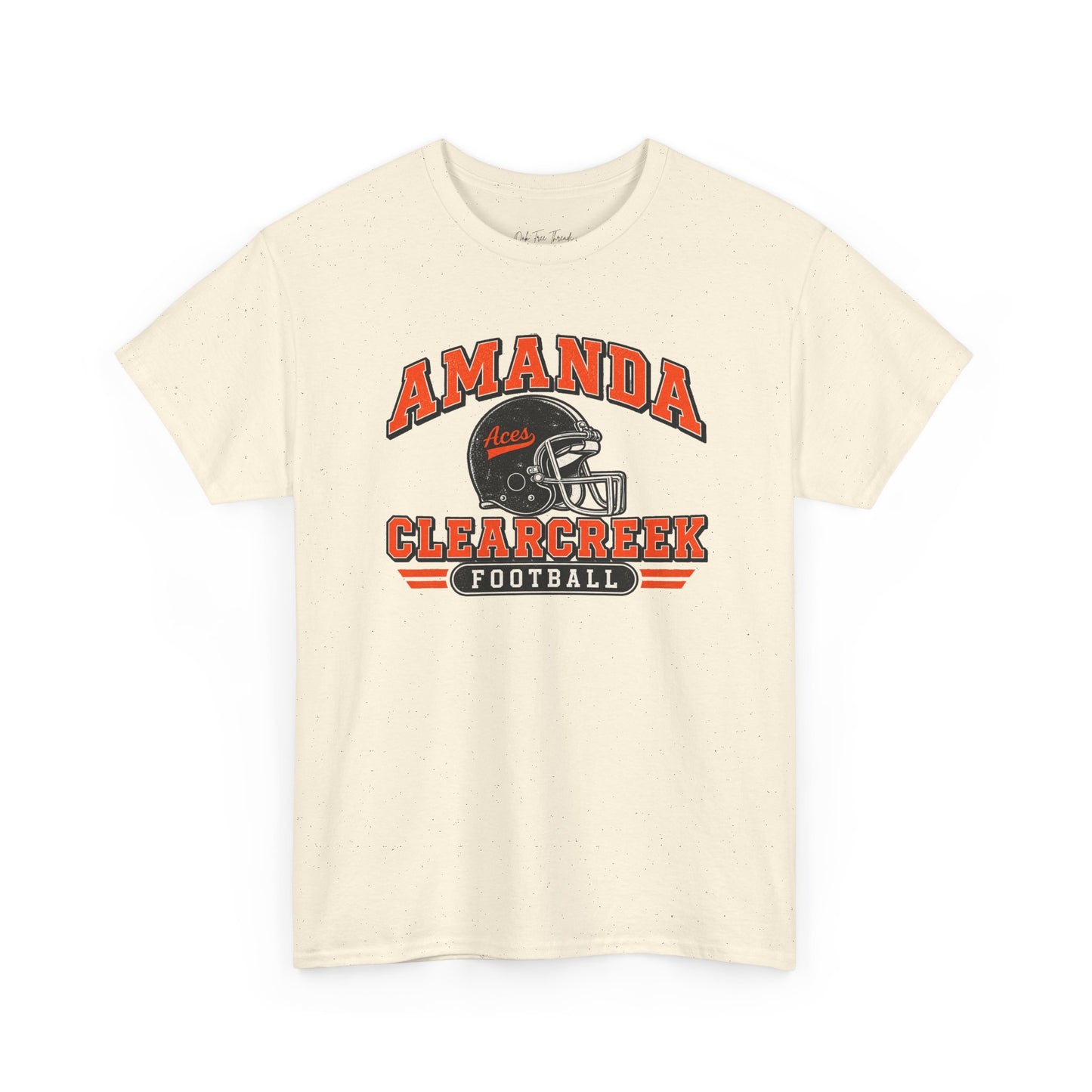 Amanda Cleargreek Football T-Shirt — Personalized Team Tee