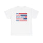 She Loves Jesus & America Too Unisex Jersey Short Sleeve Tee
