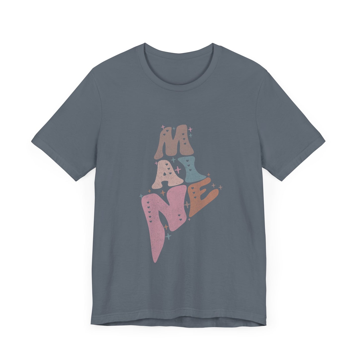 Maine State Tee Unisex Jersey Short Sleeve Tee