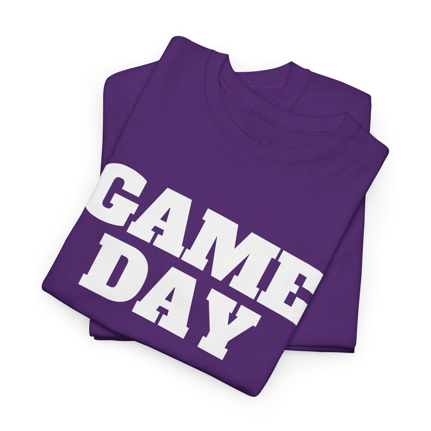 Game Day- White Text Tee