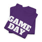 Game Day- White Text Tee