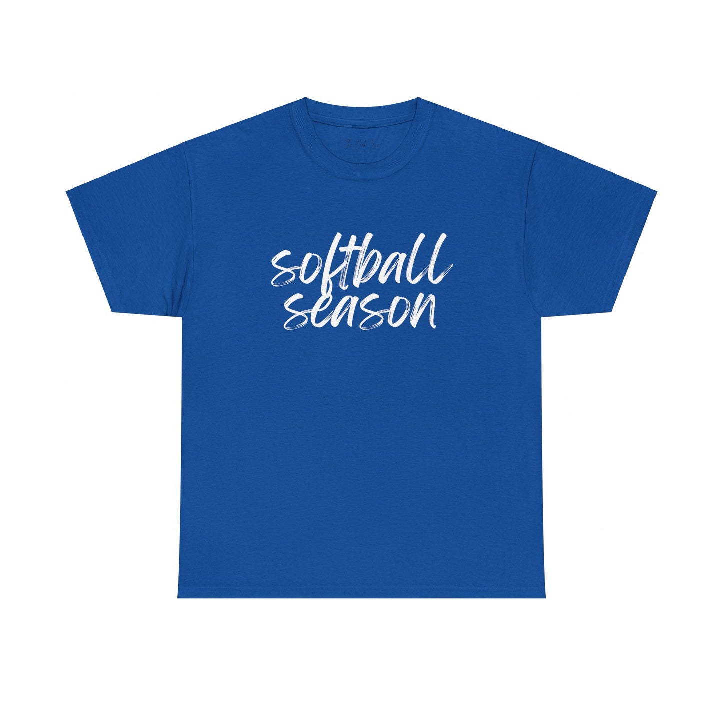 Softball Season- White Text Tee
