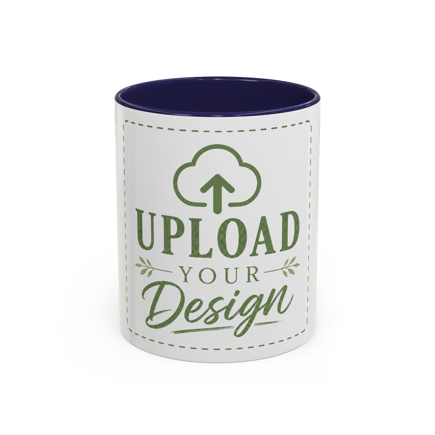 Custom Accent Coffee Mug – Custom Upload Design Ceramic Mug (11oz & 15oz)