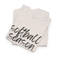 Softball Season- Black Text Tee