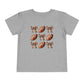 Toddler Tee — Footballs & Bows Pattern (BELLA +CANVAS)