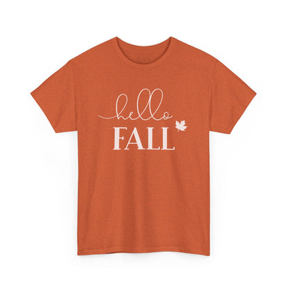 Hello Fall Unisex Heavy Cotton Tee