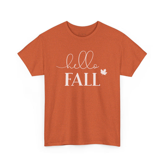Hello Fall Unisex Heavy Cotton Tee