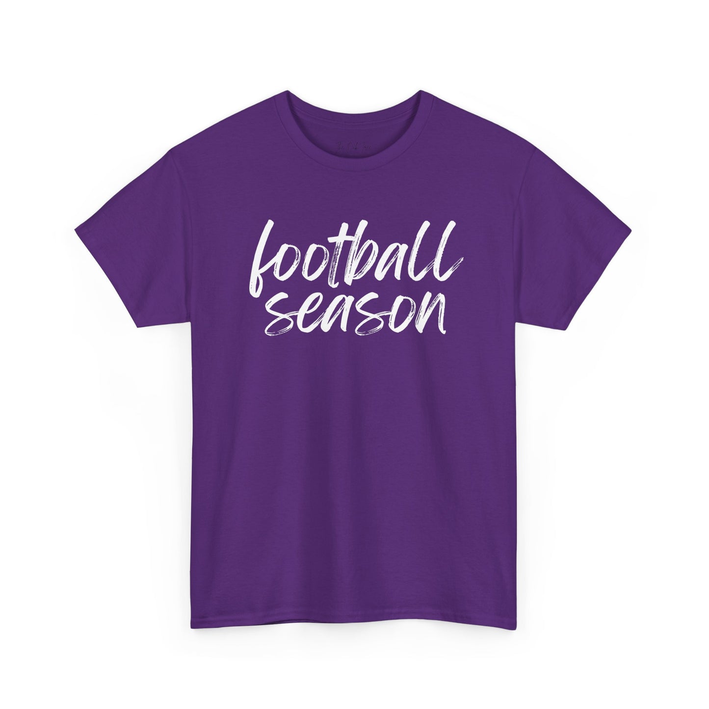 Football Season- White Text Tee