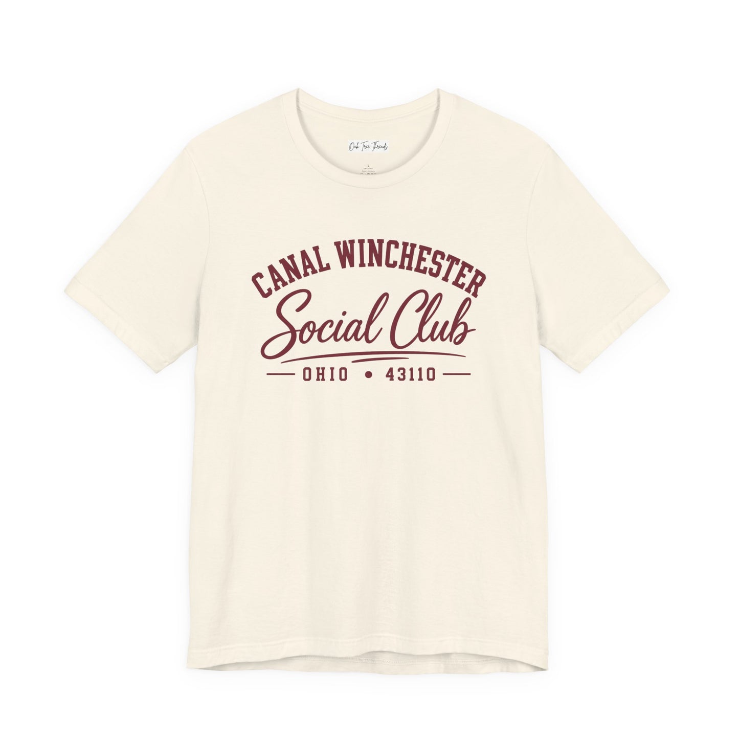 Canal Winchester Social Club Tee — Ohio 43110 Vintage Script T-Shirt