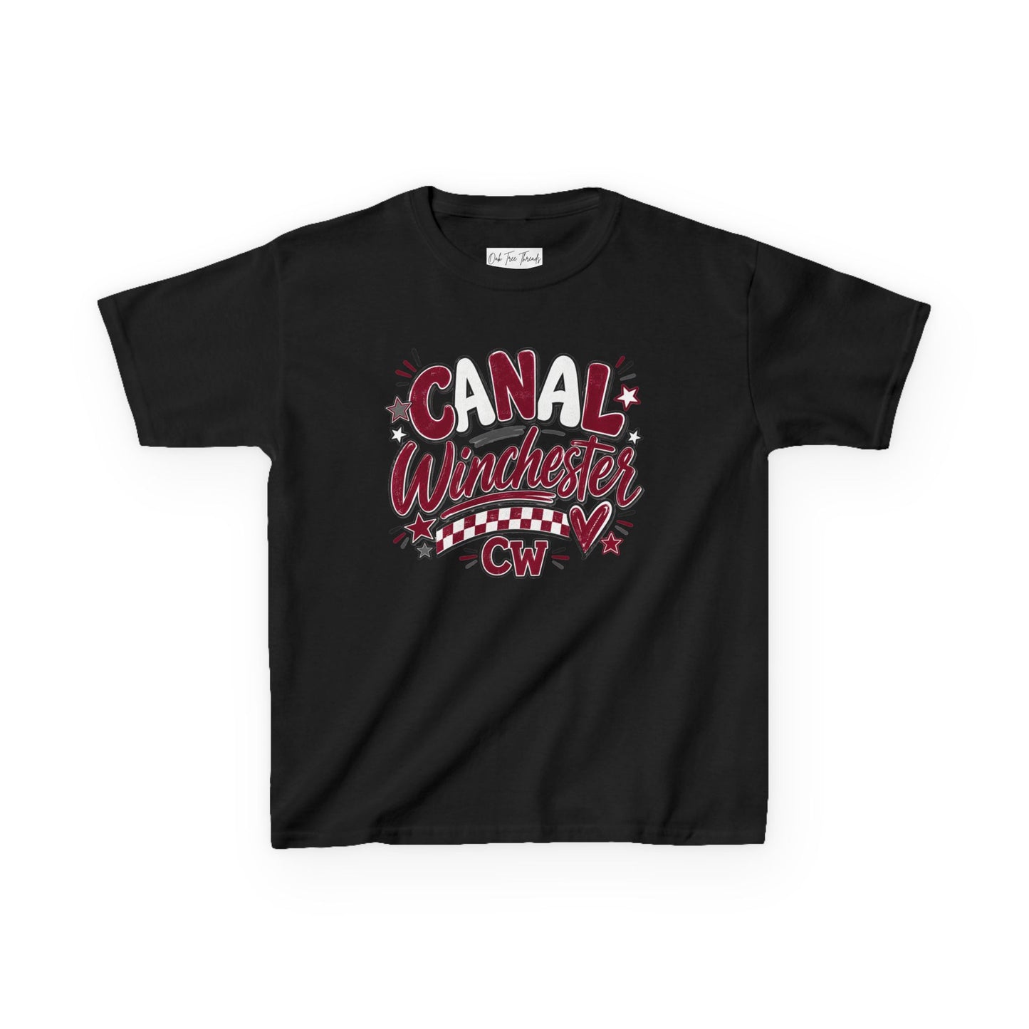 Kids Tee — Canal Winchester Graphic Tee — Retro Town Pride CW T‑Shirt