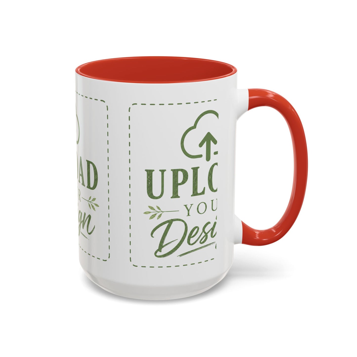 Custom Accent Coffee Mug – Custom Upload Design Ceramic Mug (11oz & 15oz)