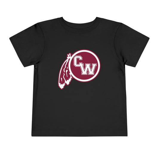 CW Athletic Logo Toddler Tee — Kids School Spirit Shirt