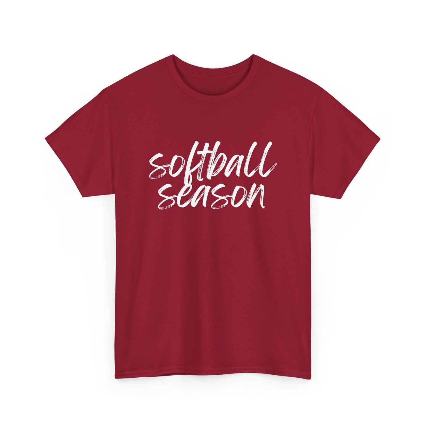 Softball Season- White Text Tee
