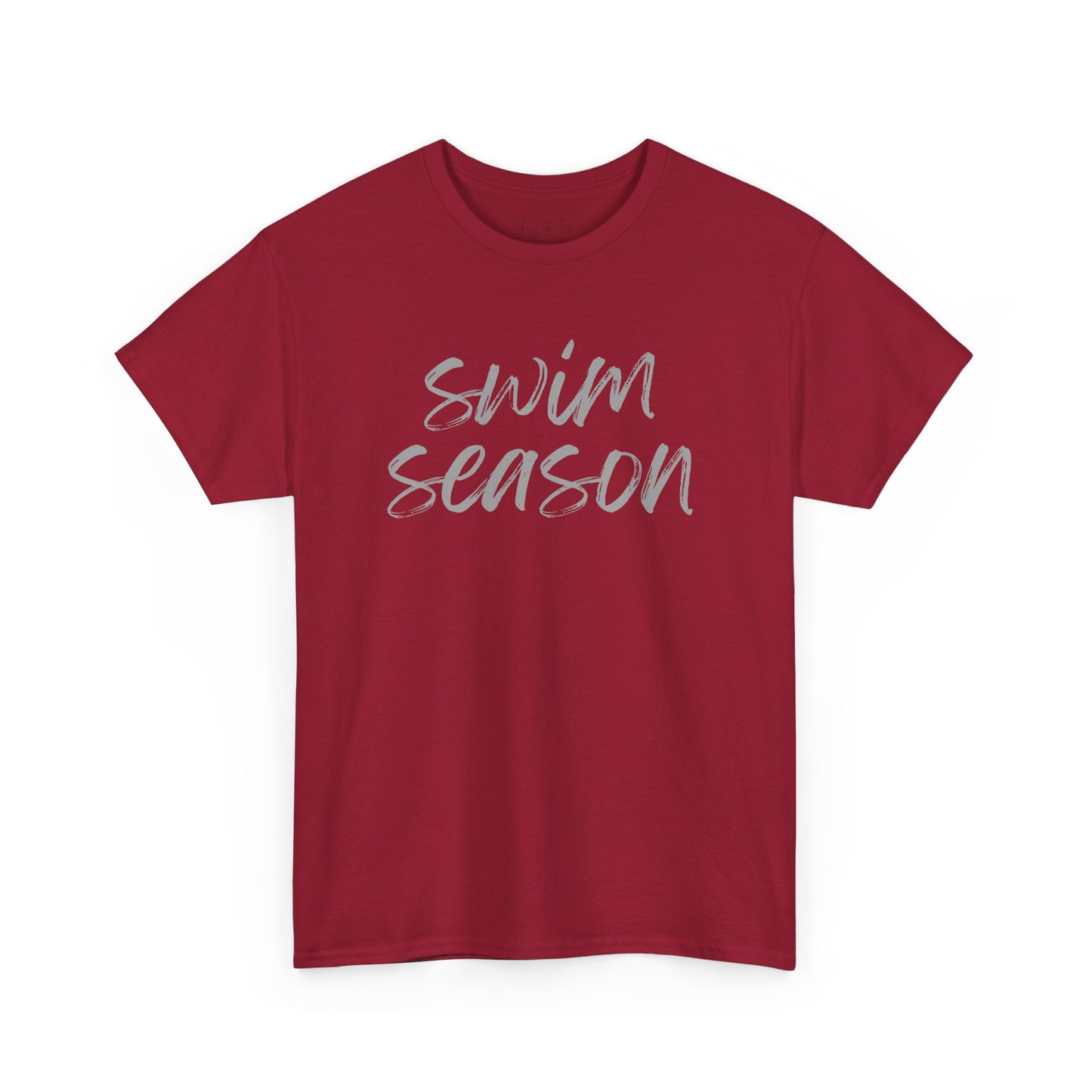 Swim Season- Grey Text Tee