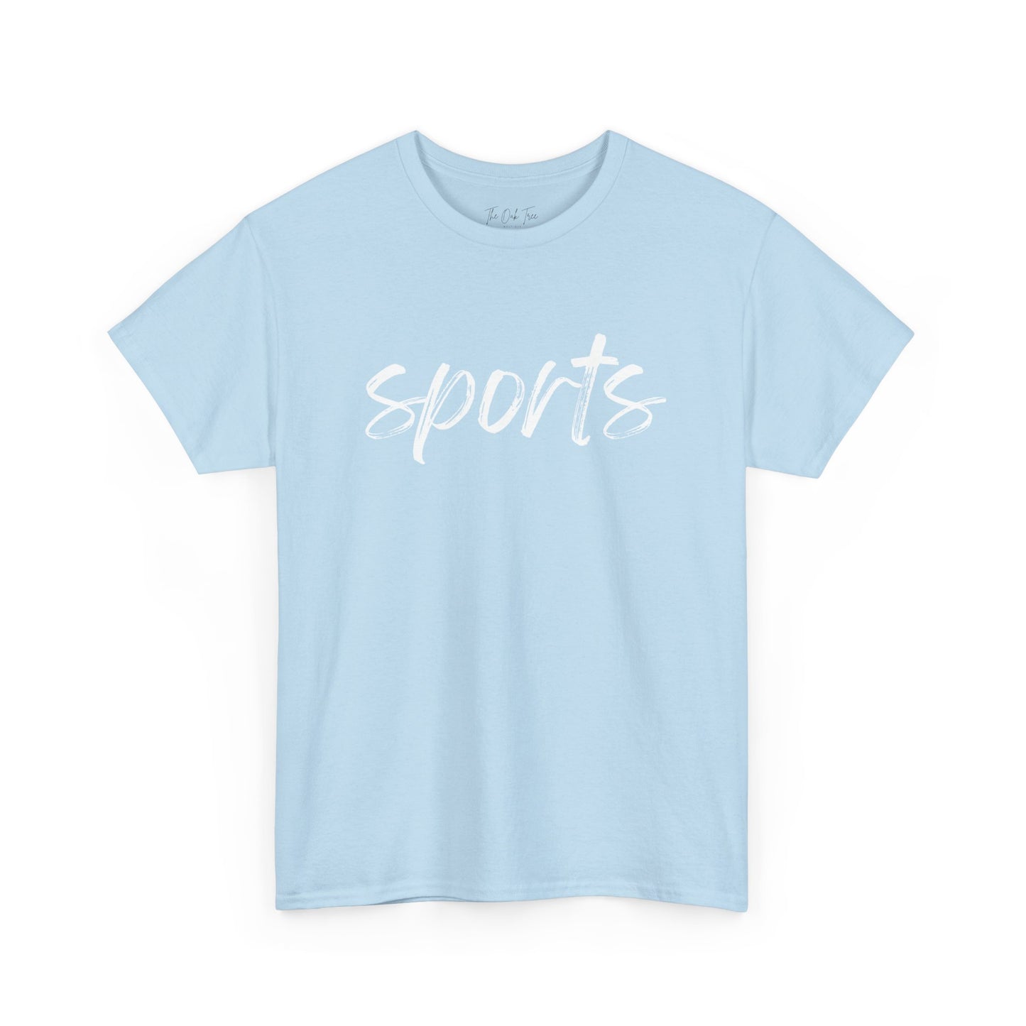 Sports- White Text Tee