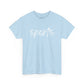 Sports- White Text Tee