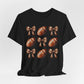 Football & Bows Tee — Cute Game Day Shirt for Fans & Moms