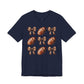 Football & Bows Tee — Cute Game Day Shirt for Fans & Moms