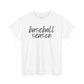 Baseball Season- Black Text Tee