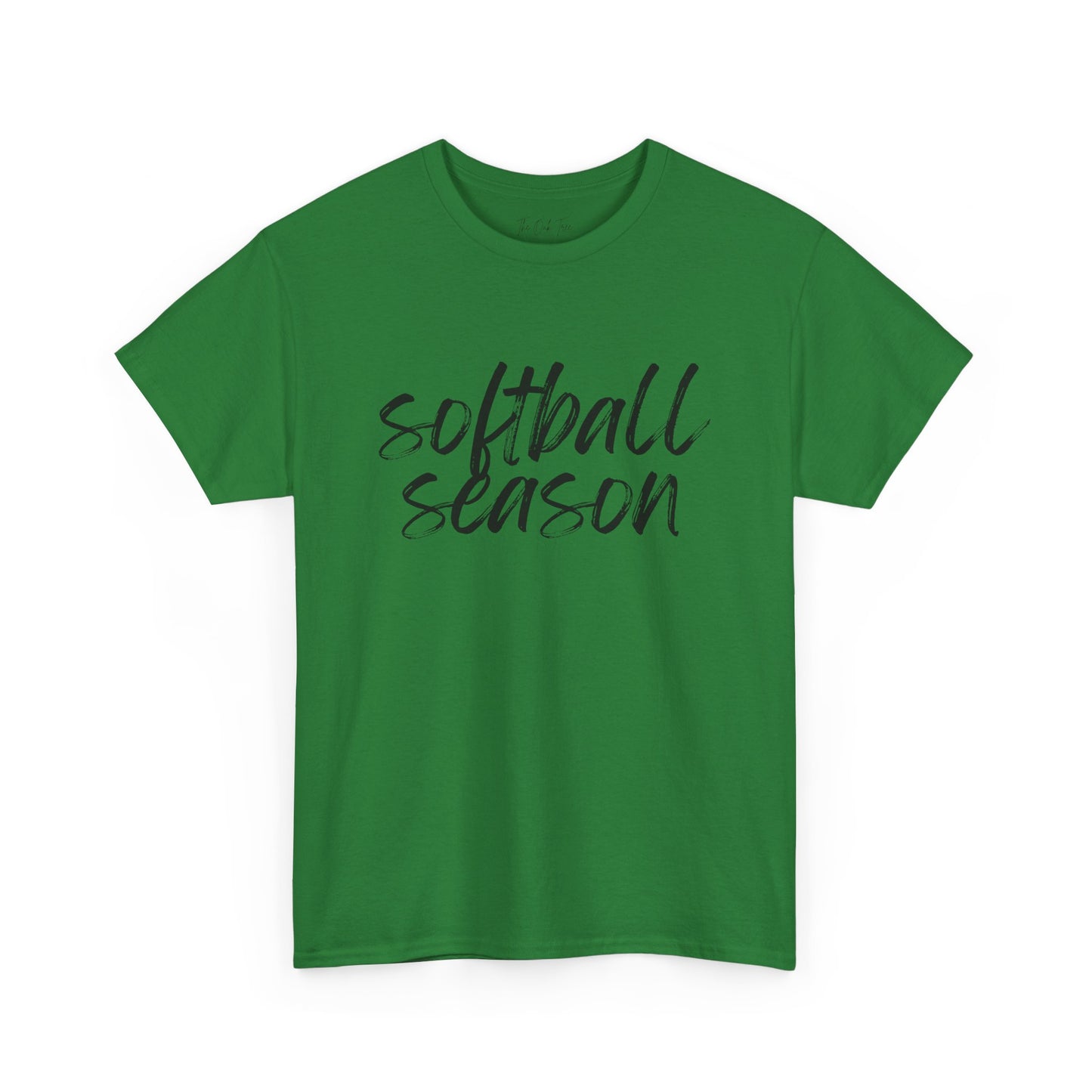 Softball Season- Black Text Tee