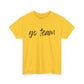Go Team- Black Text Tee