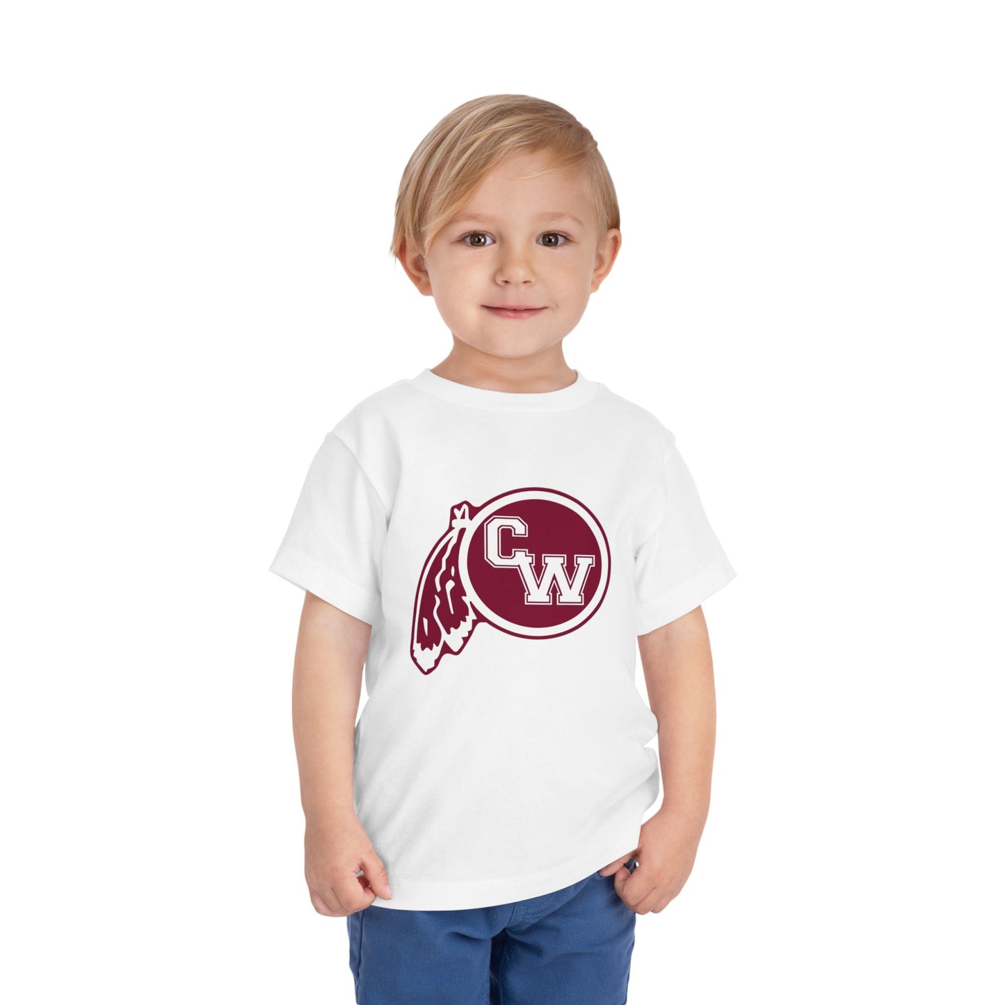 CW Athletic Logo Toddler Tee — Kids School Spirit Shirt