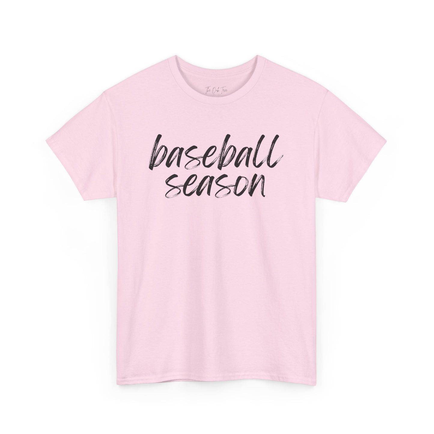 Baseball Season- Black Text Tee