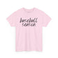 Baseball Season- Black Text Tee