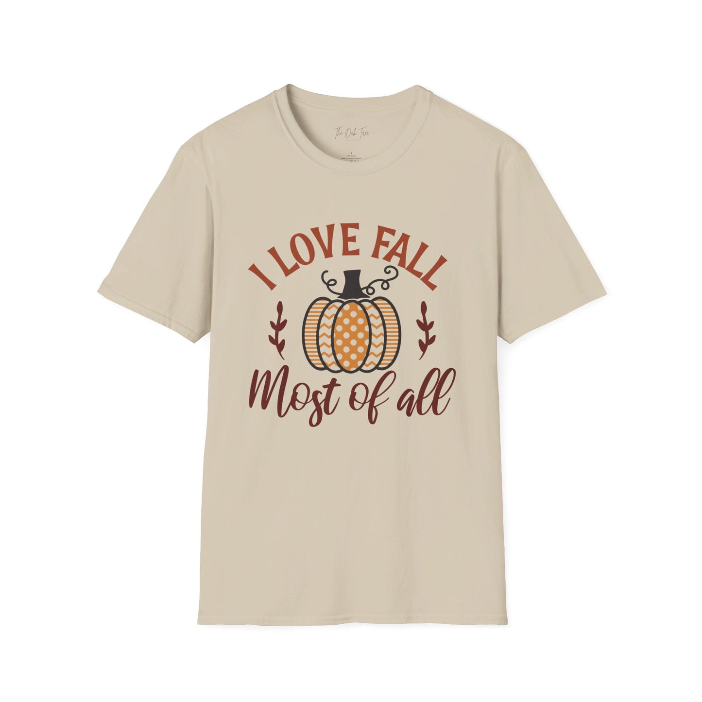 I Love Fall Most of All Unisex Heavy Cotton Tee