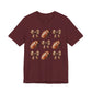 Football & Bows Tee — Cute Game Day Shirt for Fans & Moms