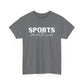 Sports Here for the Snacks Unisex Heavy Cotton Tee