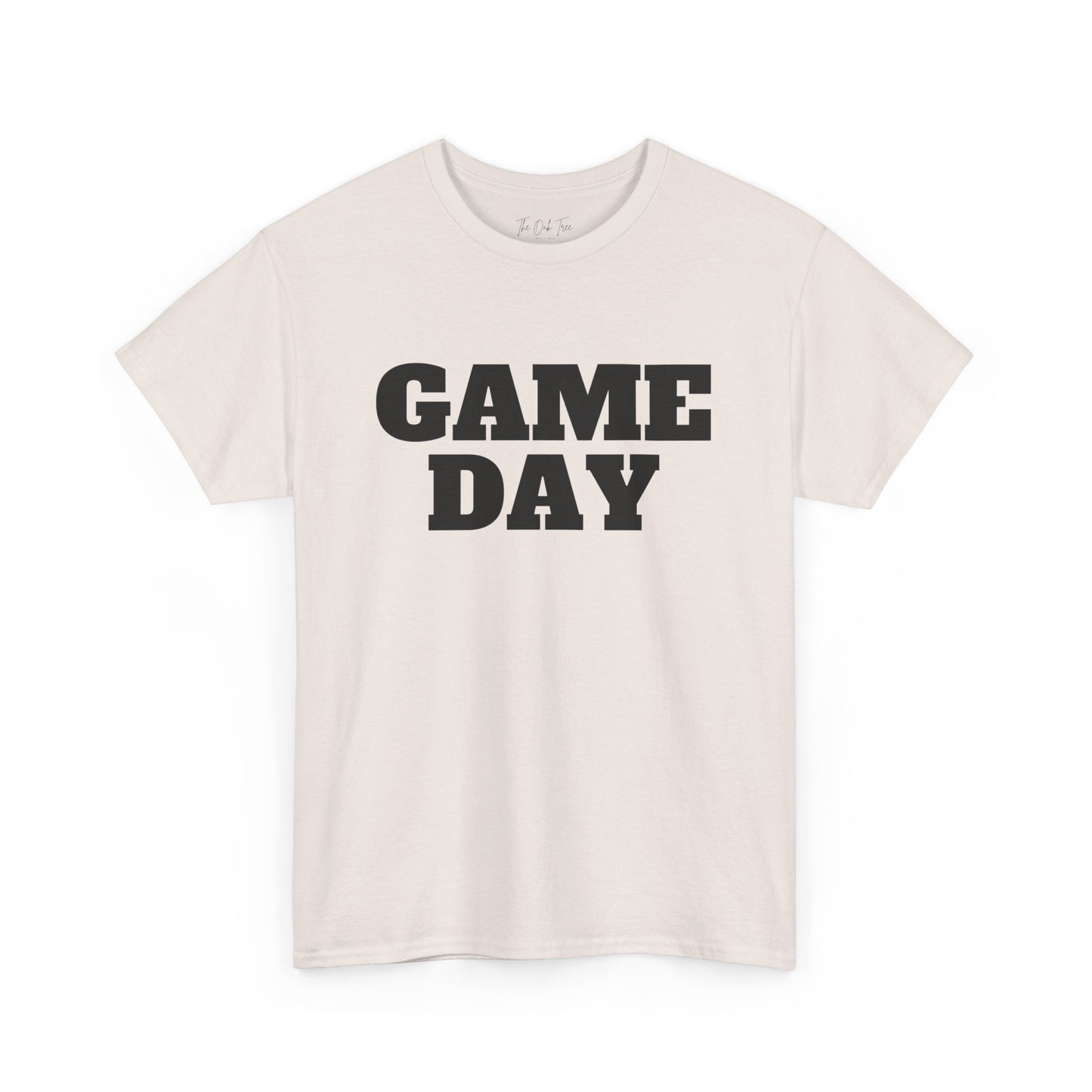Game Day- Black Text Tee