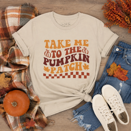 Take Me to the Pumpkin Patch Unisex Heavy Cotton Tee