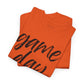 Game Day- Black Text Script Tee