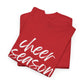 Cheer Season- White Text Tee